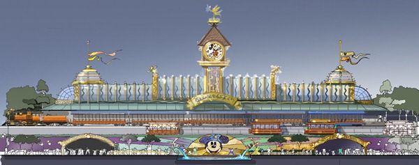 ʿF·܇վD Disney Train Station Concept