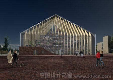 “書(shū)山”建筑 荷蘭公共圖書(shū)館-圖片2