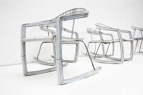paper models of ro-ro rocking chair|333cn.com ЇO(sh)Ӌ(j)֮