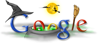 google halloween doodle logo 2004 Googlefʥ(ji)Logop1999~2010