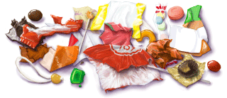 google halloween doodle logo 2009d Googlefʥ(ji)Logop1999~2010