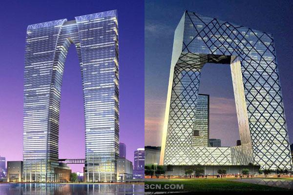 地標(biāo)性建筑 雷人建筑 習(xí)近平 秋褲樓 大鐵環(huán)