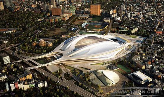 扎哈-哈迪德 日本 日建設計公司 日本東京體育場 競標