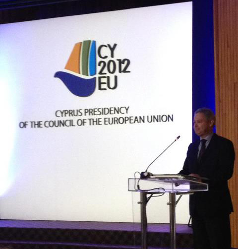 Cyprus EU presidency logo2 ·˹2012°Wֵ݆ϯLogo 