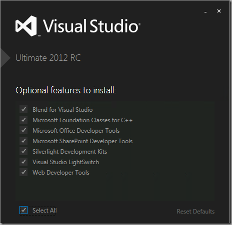 Visual Studio 20121 Metro΢ܛ_l(f)׼Visual Studio 2012Logo