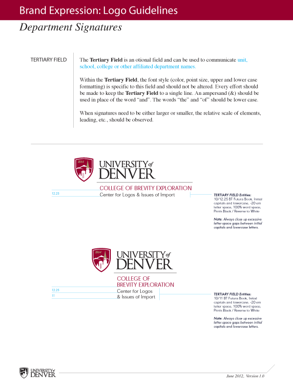 UniversityOfDenver LogoTertiaryGuide WУ