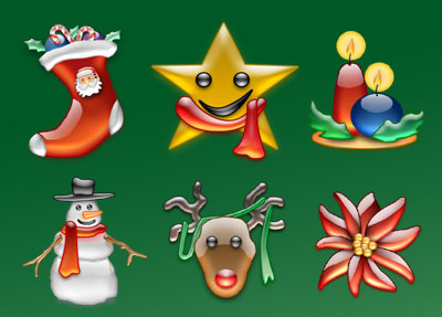 Beautiful Christmas Icon Sets