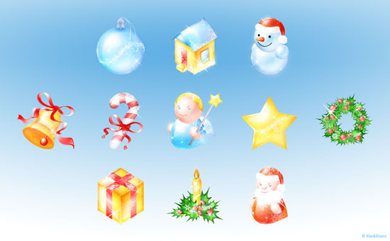 Beautiful Christmas Icon Sets