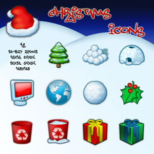 Beautiful Christmas Icon Sets