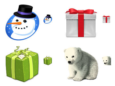 Beautiful Christmas Icon Sets